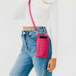 Woven Double Duty Phone Bag - Woven Gray Purses + Totes Pretty Simple