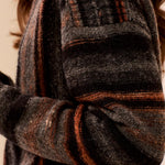 Yarn Dye Boat Neck Sweater - M Steel Sweaters Tribal