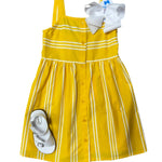 Yellow Striped Tank Top Dress Girls Play Dresses Compagna Fantastica