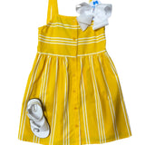 Yellow Striped Tank Top Dress Girls Play Dresses Compagna Fantastica