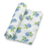 You Had Me At Hydrangea Baby Swaddle Blanket Baby Accessories LollyBanks