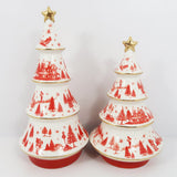 Yuletide Tree Set of 2 Seasonal One Hundred 80 Degrees
