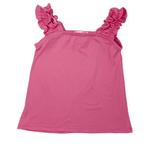 Yvette Knit Ruffle Top - Pink Girls Tops + Tees Area Code 407