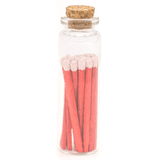 2in Peppermint Colored Decorative Matches In Jar Home Decor River Birch Candles