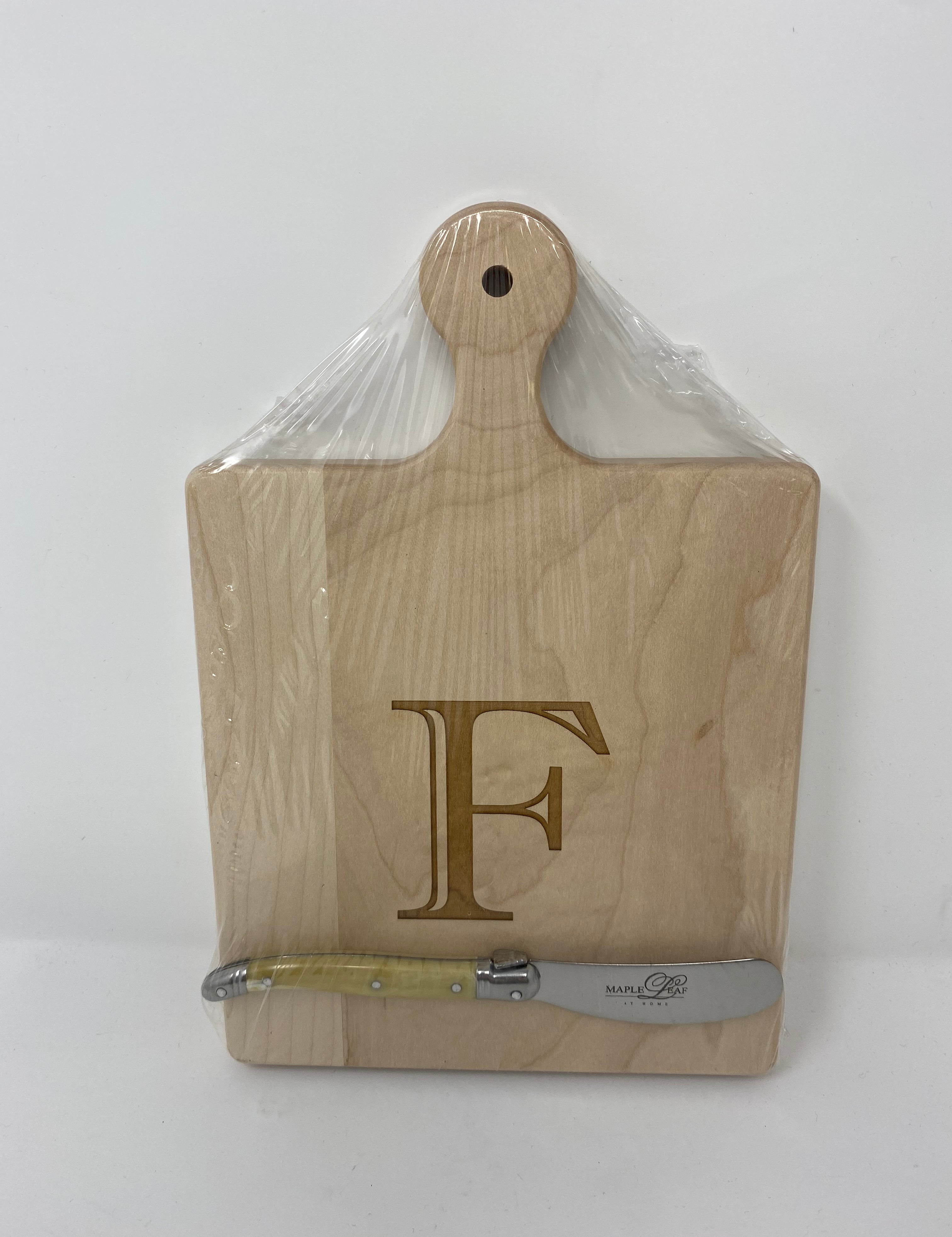 Maple Artisan Paddle Cutting Board Kitchen + Entertaining Maple Leaf at Home F  