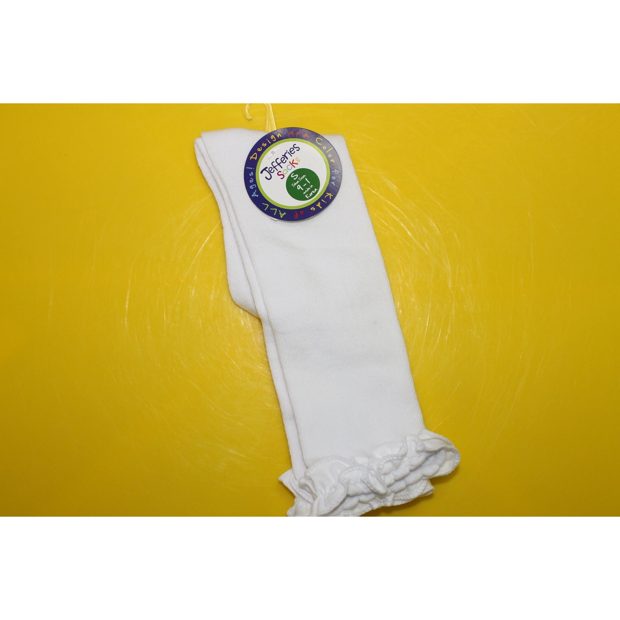 Ruffle Knee High Kids Socks + Tights Jefferies Socks   