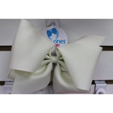 Huge Grosgrain Bow Kids Hair Accessories Wee Ones Antique White  