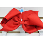 Huge Grosgrain Bow Kids Hair Accessories Wee Ones Red  