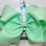 Huge Grosgrain Bow Kids Hair Accessories Wee Ones Mint  