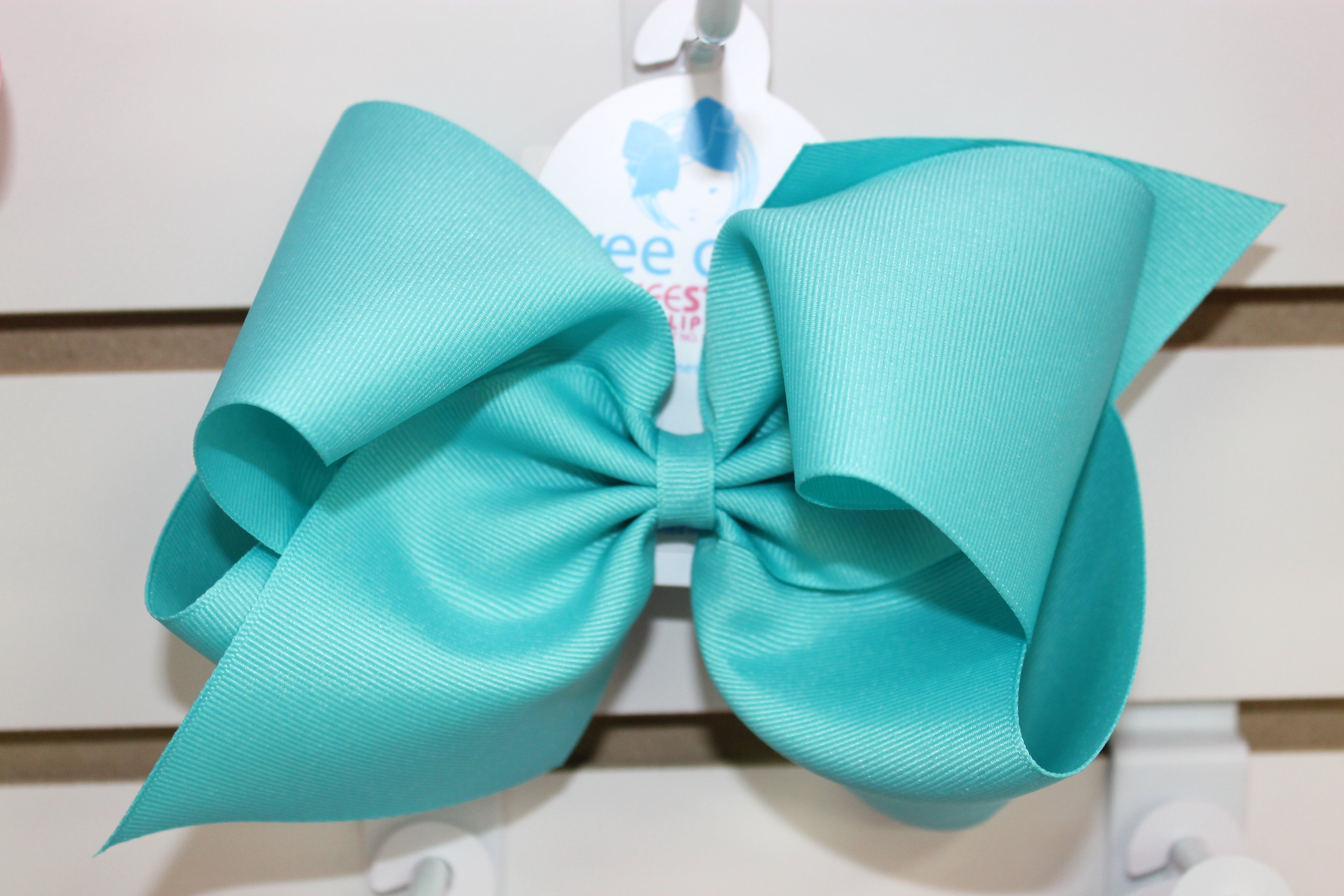Huge Grosgrain Bow Kids Hair Accessories Wee Ones Navajo Turquoise  