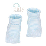 All Over Color Booties Baby Accessories Paty Blue