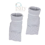 All Over Color Booties Baby Accessories Paty Grey