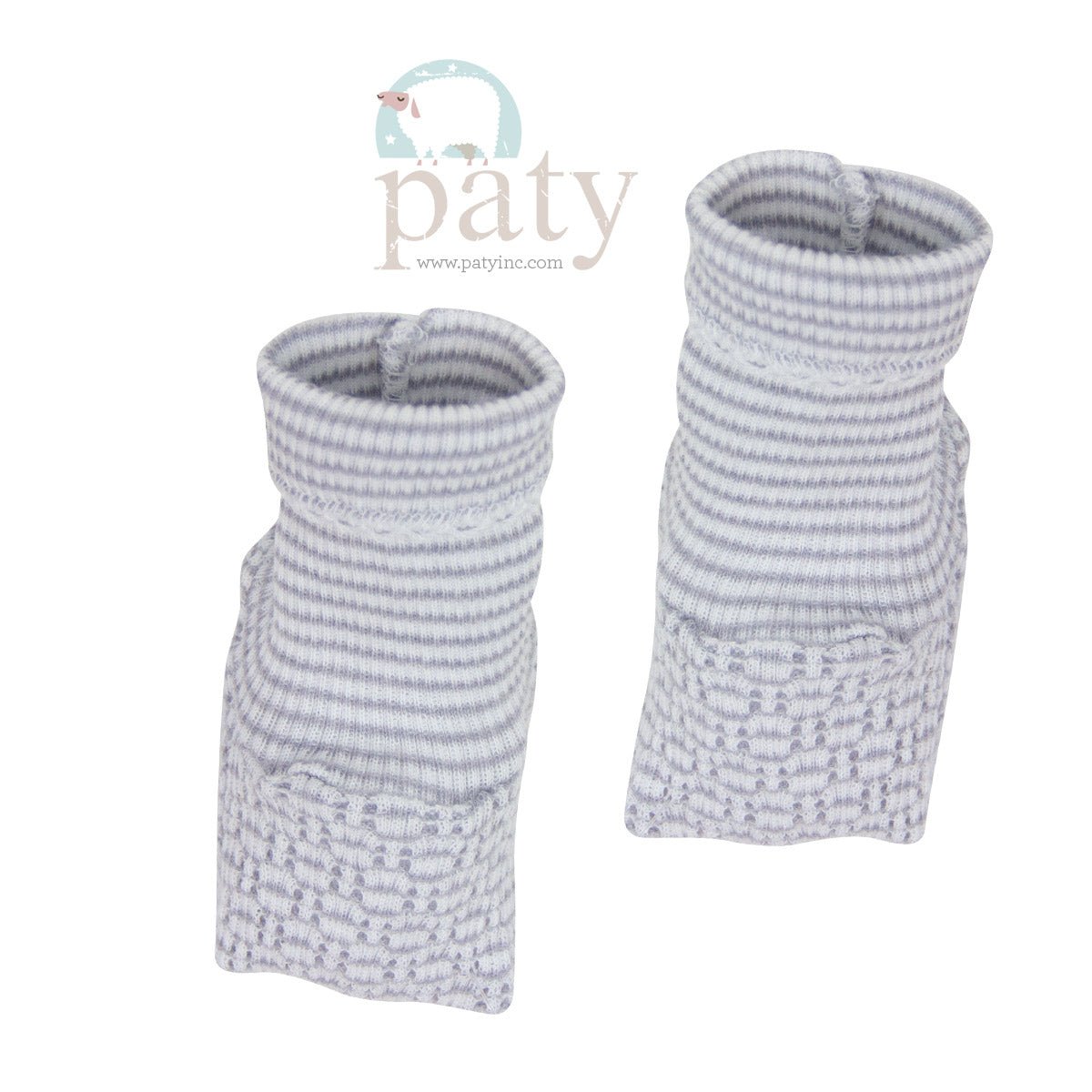 All Over Color Booties Baby Accessories Paty Grey