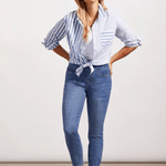 Audrey Pull On Jegging - Dark Vintage Pants Tribal