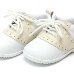 Austin White with Beige Boys Shoes L'Amour   