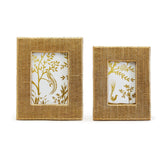 Basketweave 5x7 Photo Frame Home Decor Two's Company
