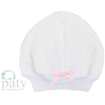 Beanie Cap with Bow Baby Accessories Paty Pink