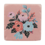 Boho Flower Coaster - Single Kitchen + Entertaining Midwest-CBK Pink