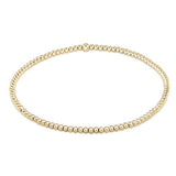 Classic Gold 2mm Bead Bracelet Bracelets enewton