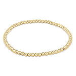 Classic Gold 3mm Bead Bracelet - Sugar Babies Children's Boutique/Meg's Shoppe
