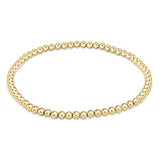 Classic Gold 3mm Bead Bracelet - Sugar Babies Children's Boutique/Meg's Shoppe
