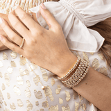 Classic Gold 5mm Bead Bracelet Bracelets enewton