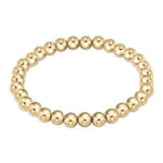 Classic Gold 6mm Bead Bracelet Bracelets enewton