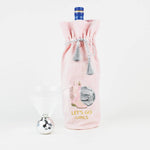 Disco Party Embroidered Wine Bag Kitchen + Entertaining 8 Oak Lane