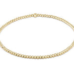 egirl Classic Gold 2mm Bead Bracelet Bracelets enewton