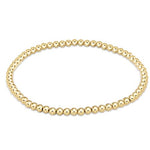 egirl Classic Gold 3mm Bead Bracelet Bracelets enewton