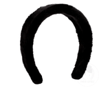 Faux Fur Headband - Black Kids Hair Accessories Wee Ones