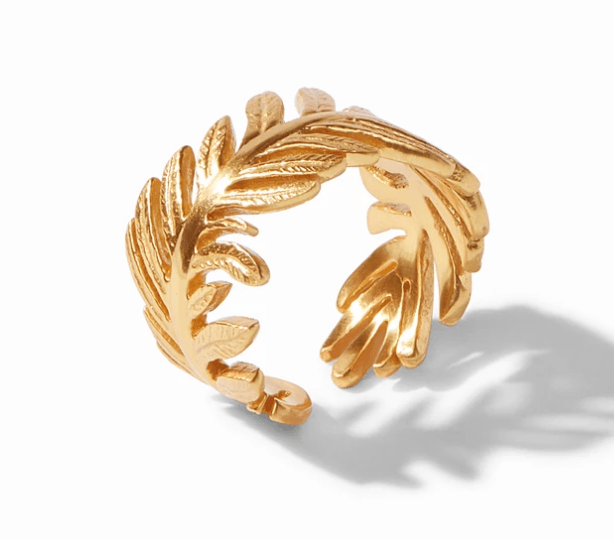Fern Ring Gold One Size Rings Julie Vos