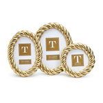 Gilded Rope Photo Frame Home Decor Two's Company