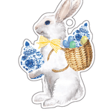 Ginger Jar Bunny Die-Cut Gift Tag Paper Goods WH Hostess