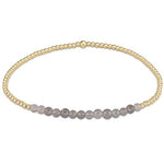 Gold Bliss 2mm Bead Bracelet - Labradorite Bracelets enewton