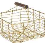 Gold Mini Basket Home Decor Midwest-CBK Square