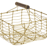 Gold Mini Basket Home Decor Midwest-CBK Square