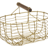 Gold Mini Basket Home Decor Midwest-CBK Oval
