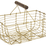 Gold Mini Basket Home Decor Midwest-CBK Rectangle