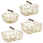 Gold Mini Basket Home Decor Midwest-CBK