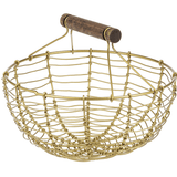 Gold Mini Basket Home Decor Midwest-CBK Circle