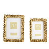 Gold Ruffles Frame 2 Sizes Home Decor Two's Company