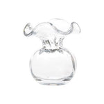 Hibiscus Glass Clear Bud Vase Home Decor Vietri