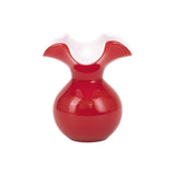 Hibiscus Glass Red Bud Vase Home Decor Vietri