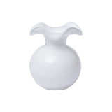 Hibiscus Glass White Bud Vase Home Decor Vietri