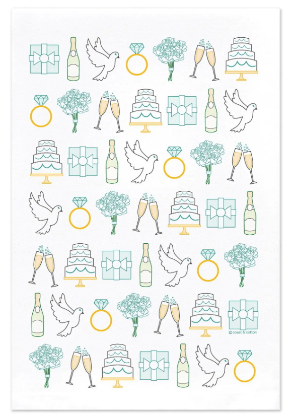 I Do, Hand Towel Textiles Coast & Cotton