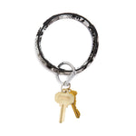 Leather O-Ring Key Rings O-Venture Tuxedo Snakeskin
