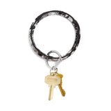 Leather O-Ring Key Rings O-Venture Tuxedo Snakeskin