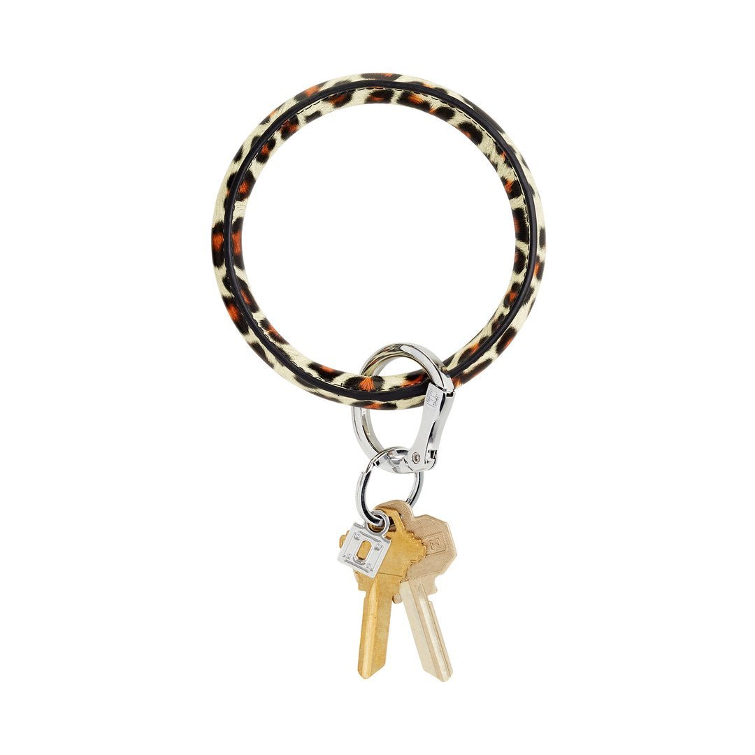 Leather O-Ring Key Rings O-Venture Cheetah