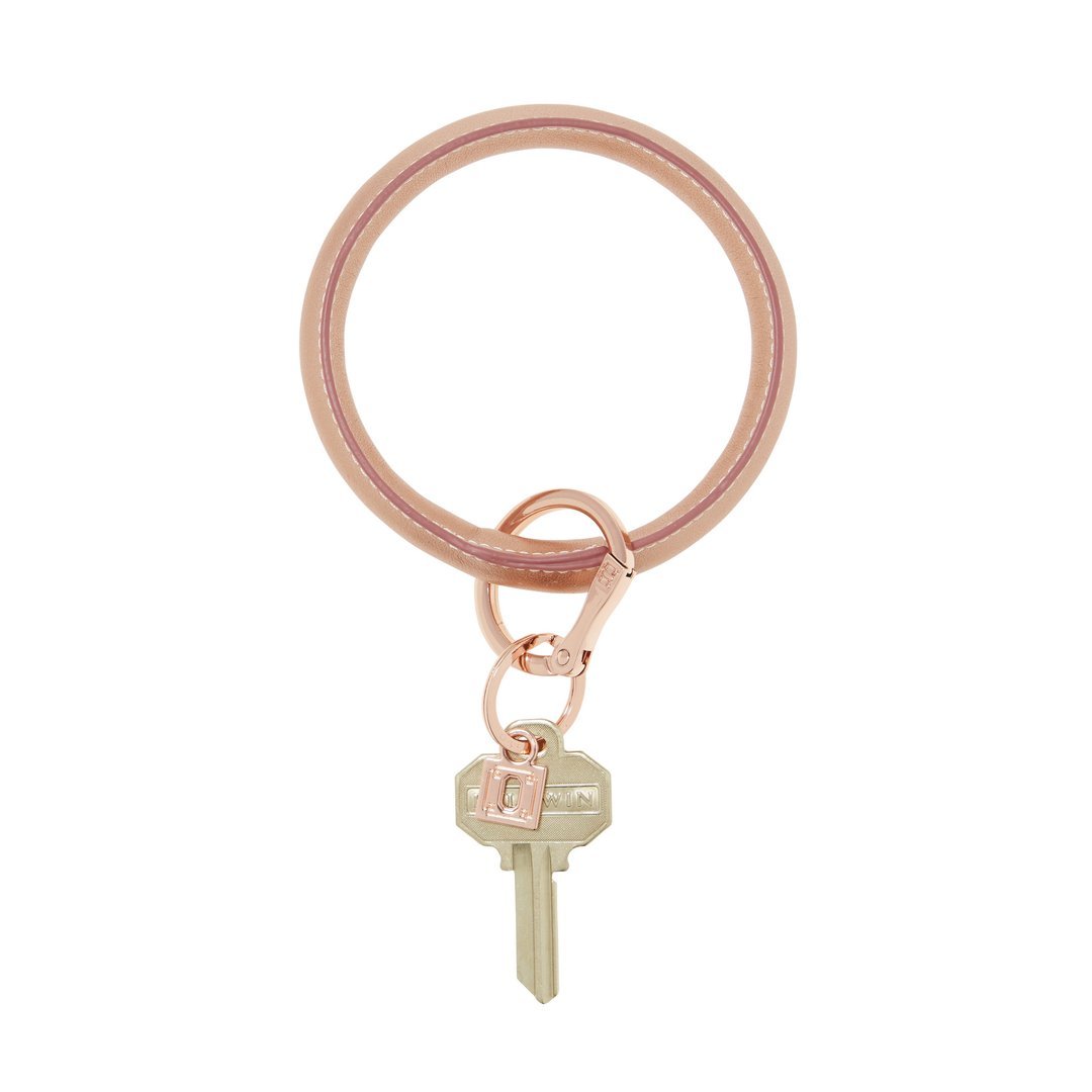 Leather O-Ring Key Rings O-Venture Rose Gold